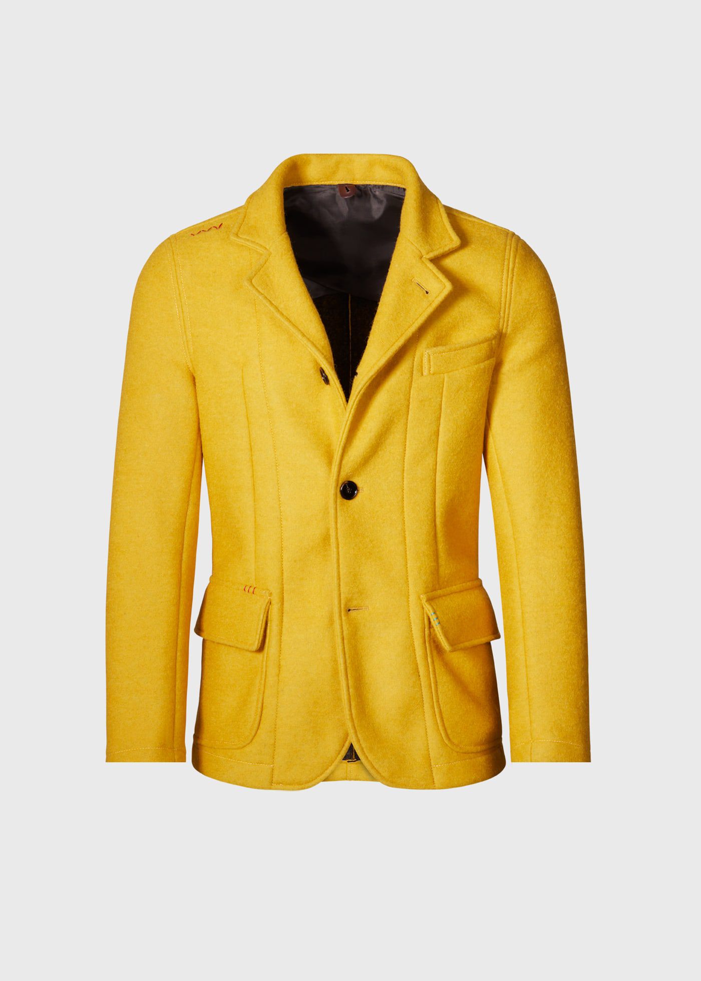 Mustard wool jacket clearance