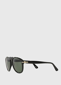 Paul Stuart Persol's Black Aviator Sunglasses, thumbnail 2