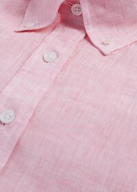 Paul Stuart Linen Solid Color Blouse, thumbnail 2