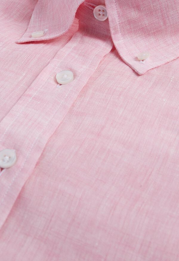 Paul Stuart Linen Solid Color Blouse, image 2