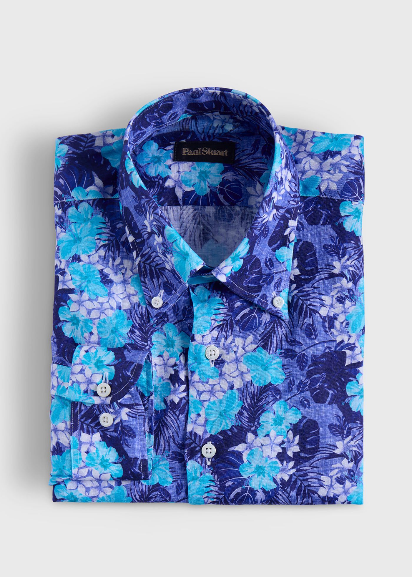 トップス 90s- paul stuart black linen shirt SHU040L_1.png?crop=center&