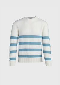 Paul Stuart Crew Neck Stripe Sweater, thumbnail 1