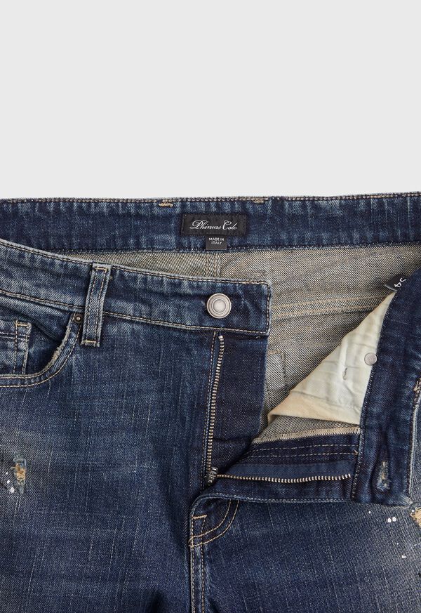 Paul Stuart Vintage Finish Denim Pant, image 2