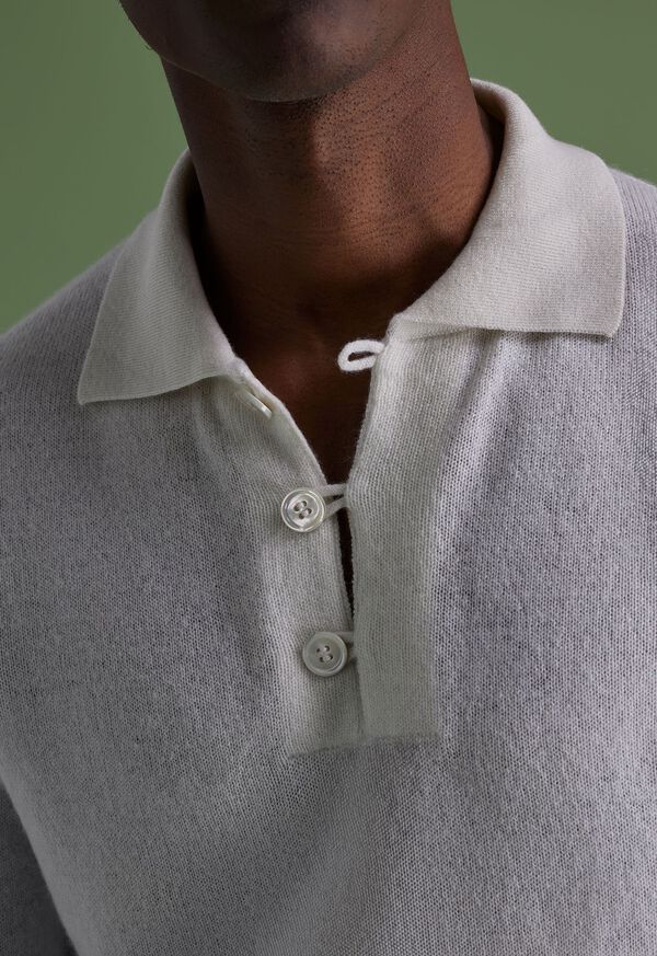 Paul Stuart Cashmere Polo Sweater, image 4