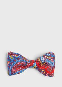 Paul Stuart Silk Bright Paisley Bowtie, thumbnail 1