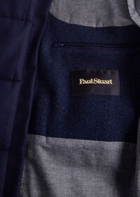 Paul Stuart Navy Wool Overcoat with Gilet, thumbnail 4