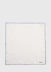 Paul Stuart Hand Screen Printed Silk Pocket Square, thumbnail 2