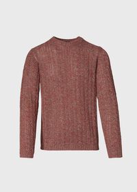 Paul Stuart Mélange Cable Crewneck Sweater, thumbnail 1