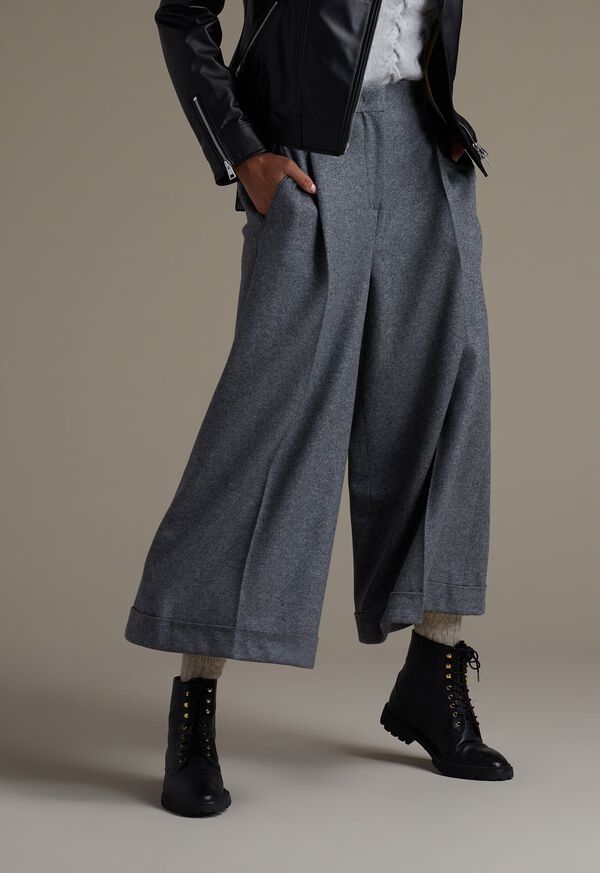 Wool Jersey Culotte Pant