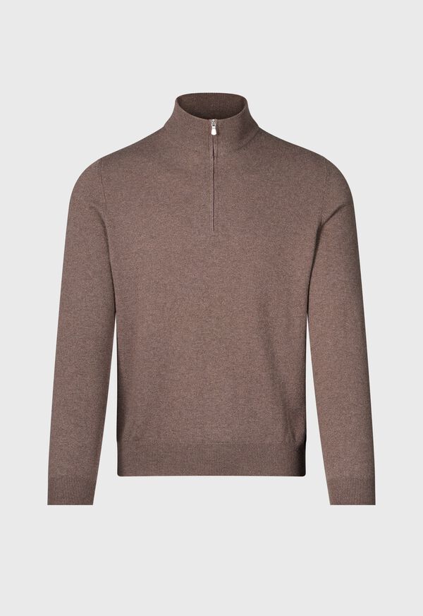 Paul Stuart Classic Cashmere Quarter Zip Sweater, image 1