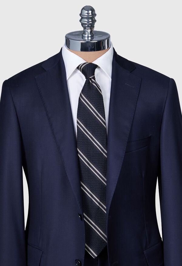 Paul Stuart Silk Grenadine Stripe Tie, image 2