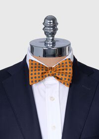 Paul Stuart Printed Silk Flower Bow Tie, thumbnail 2