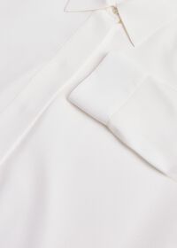 Paul Stuart Blouse With Popover Collar, thumbnail 1