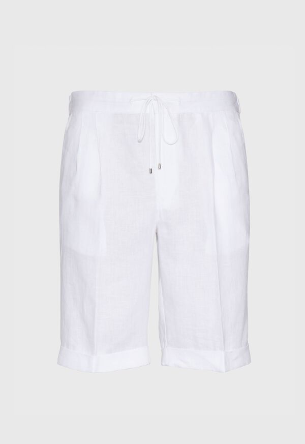 Paul Stuart Linen Drawstring Shorts