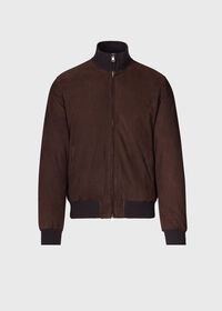 Paul Stuart Suede Bomber Jacket, thumbnail 1