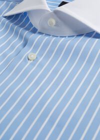 Paul Stuart Cotton Stripe Dress Shirt, thumbnail 2