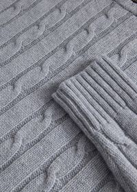 Paul Stuart Cashmere Cable Crewneck, thumbnail 3