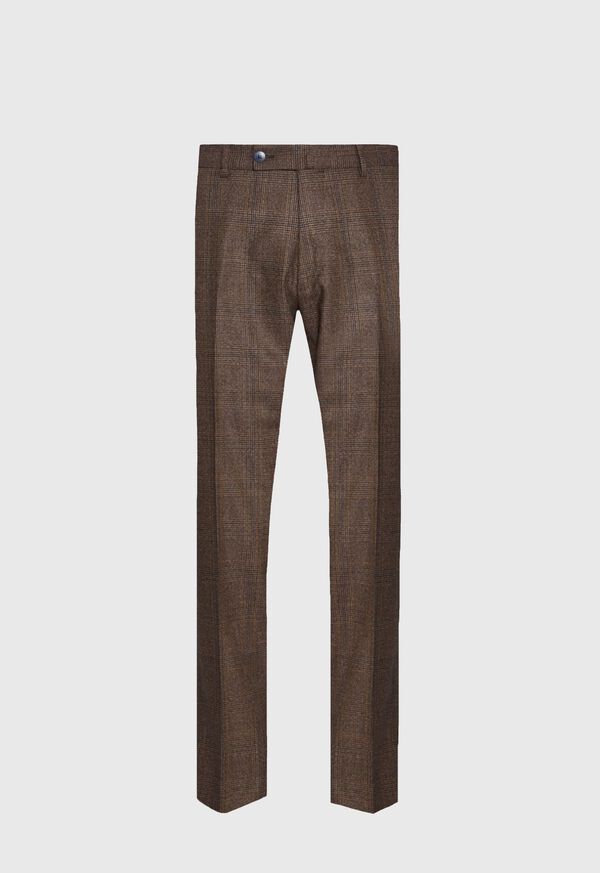Paul Stuart Paul Fit Brown Plaid Wool Suit, image 6