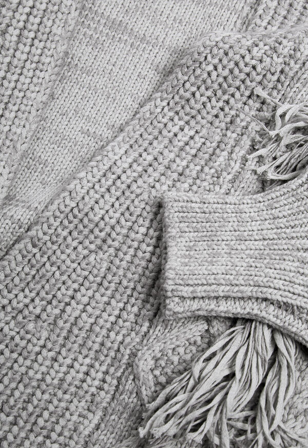 Paul Stuart Fringe Cable Cardigan, image 2