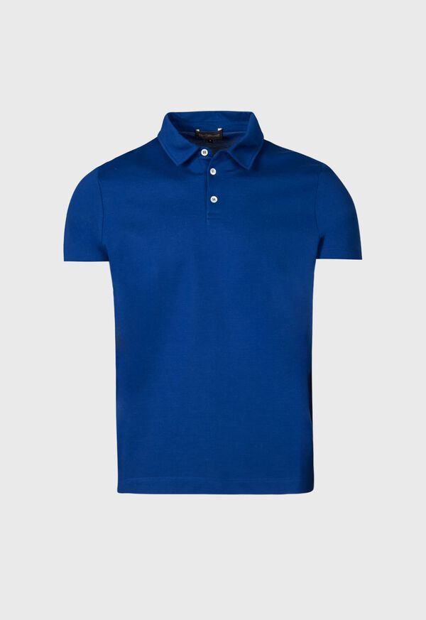 Paul Stuart Cotton Pique Short Sleeve Polo, image 1