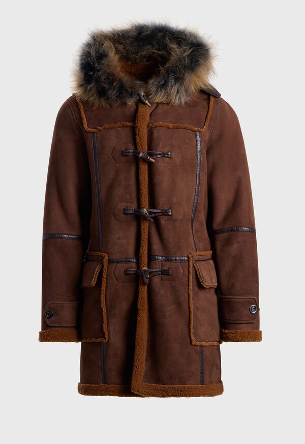 Paul Stuart Shearling Toggle Coat, image 1