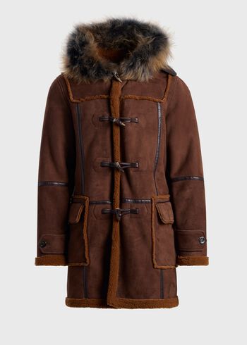 Paul Stuart Shearling Toggle Coat