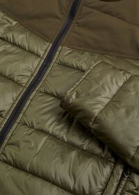 Paul Stuart Puffer Jacket With Tonal Shoulder Contrast Fabric, thumbnail 2