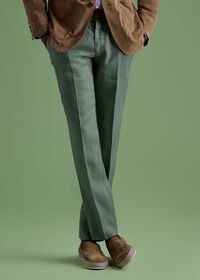 Paul Stuart Garment Washed Linen Pant, thumbnail 2