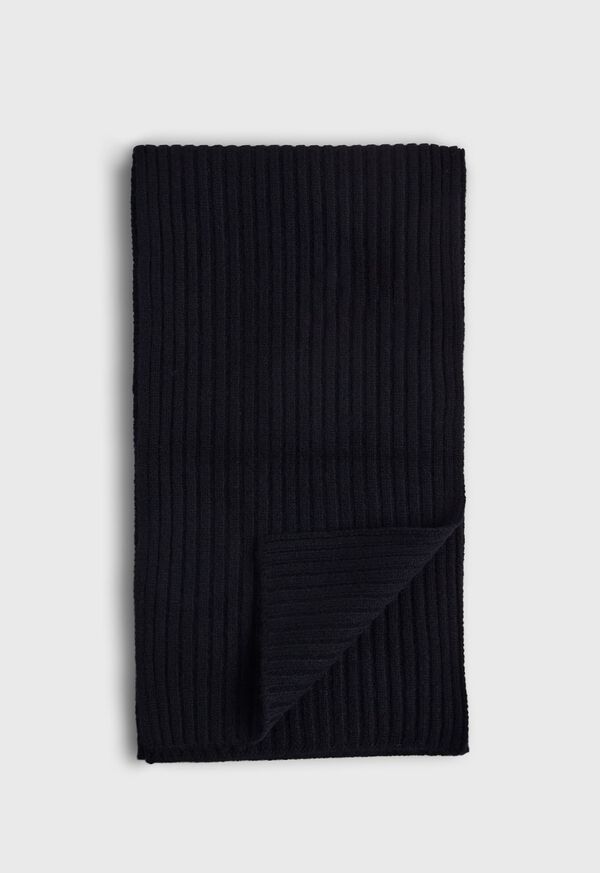 Paul Stuart Cashmere Ribbed Scarf, image 1