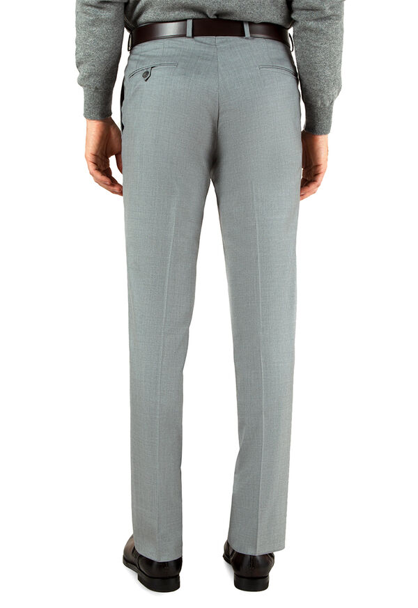 Paul Stuart Pearl Grey Wool & Silk Trouser, image 2