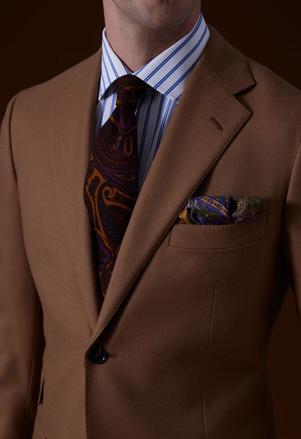 Paul Stuart Wool Paisley Tie, image 2