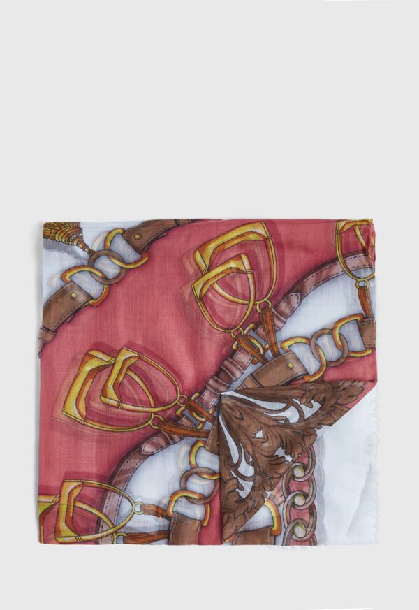 Paul Stuart Abstract Chain Print Scarf, image 1