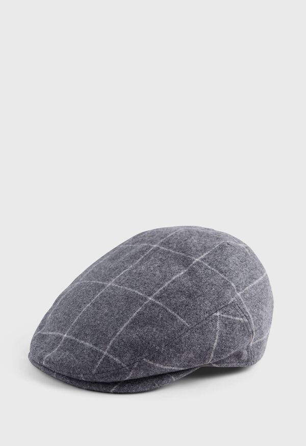 Paul Stuart Windowpane Cap, image 1