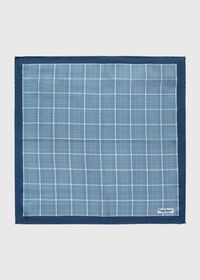 Paul Stuart Silk Glenn Plaid Pocket Square, thumbnail 1