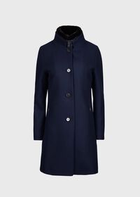 Paul Stuart Classic Twill Coat with Gilet, thumbnail 1