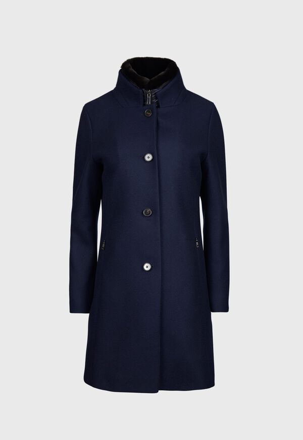 Paul Stuart Classic Twill Coat with Gilet, image 1