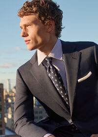 Paul Stuart Woven Silk Diamond Deco Tie, thumbnail 2