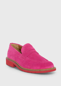 Paul Stuart Delfino Nubuck Penny Loafer, thumbnail 2