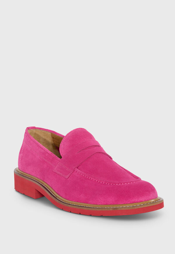 Paul Stuart Delfino Nubuck Penny Loafer, image 2