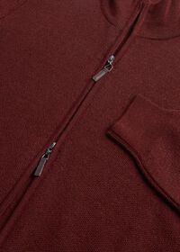 Paul Stuart Merino Wool Full Zip Rice Stitch Cardigan, thumbnail 2