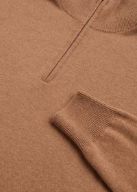 Paul Stuart Cashmere Single Ply 1/4 Zip Sweater, thumbnail 2