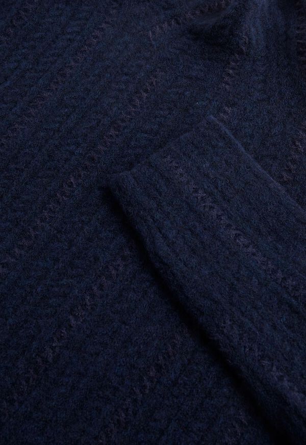 Paul Stuart Deco Rib Mock Neck Pullover Sweater, image 2