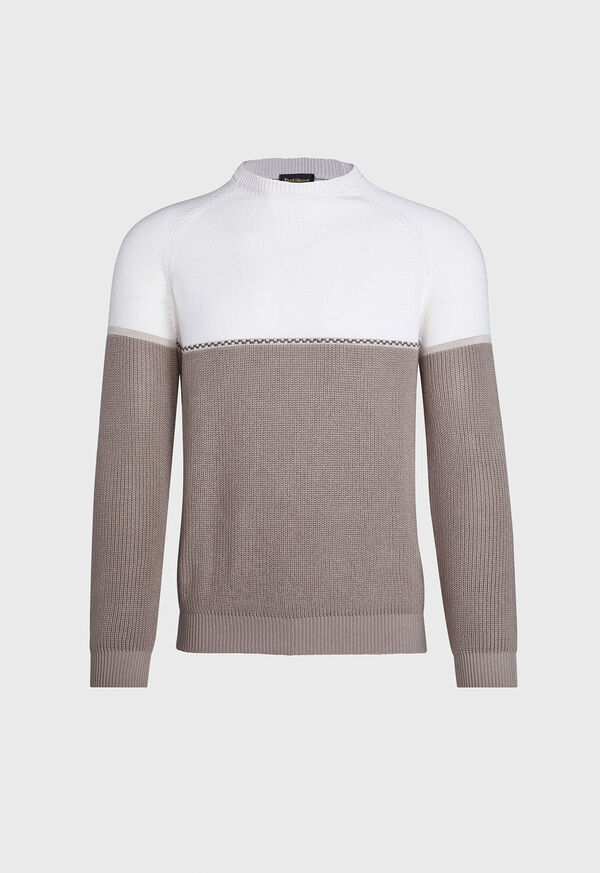 Paul Stuart Colorblock Crew Neck Sweater