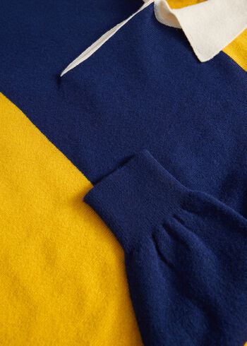 Paul Stuart Lightweight Cashmere Rugby Sweater