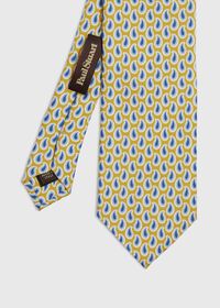 Paul Stuart Allover Pine Silk Tie, thumbnail 1