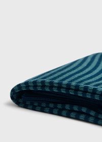 Paul Stuart Cotton Horizontal Stripe Sock, thumbnail 2