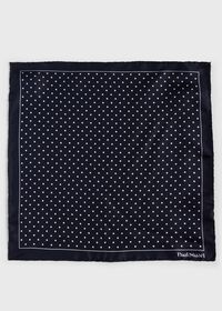 Paul Stuart Printed Silk Dot Pocket Square, thumbnail 2