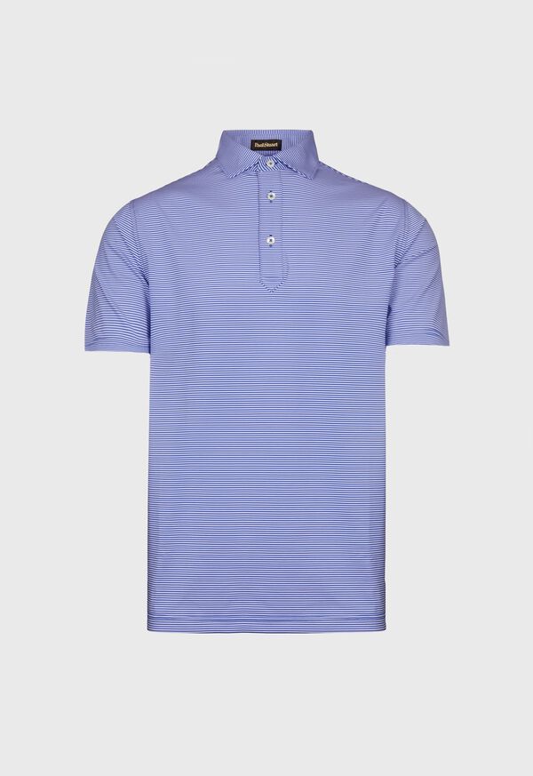 Paul Stuart Classic Striped Performance Polo, image 1