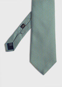 Paul Stuart Silk Twill Micro Medallion Tie, thumbnail 1