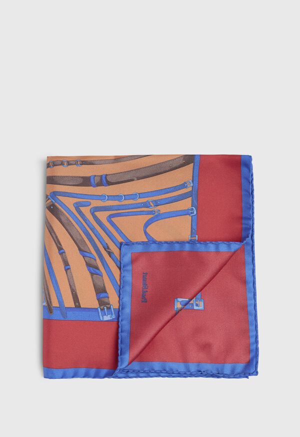 Paul Stuart Belts and Bits Pocket Square, image 1
